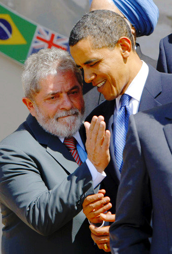 좌) 룰라 브라질대통령, 우) 오바마 전 미국대통령 © 검경일보