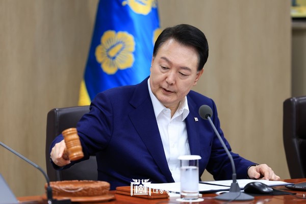 8월 1일 윤석열 대통령은 2023년도 제31회 국무회의를 주재했다. /사진=대통령실